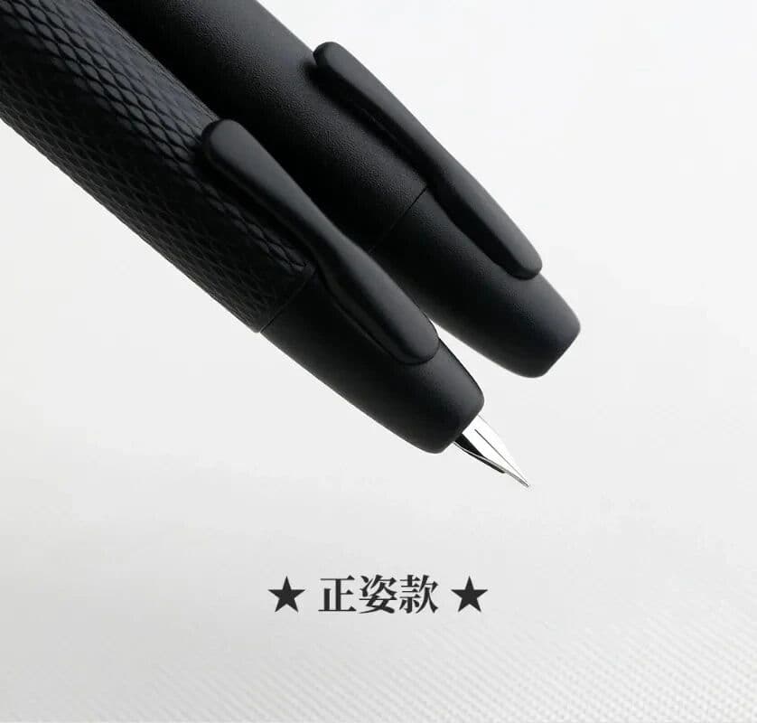NONE 2026  Majohn A1 Retractable Press Fountain Pen Fish Scale Pattern EF/F Nib Writing Ink Pens Business Office School Supplies