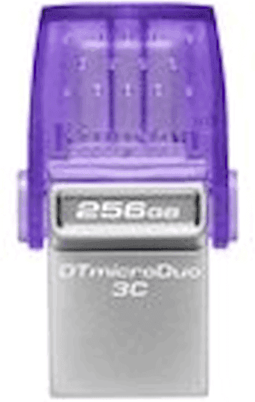 Kingston DataTraveler microDuo 3C - USB flash-enhet - 256 GB