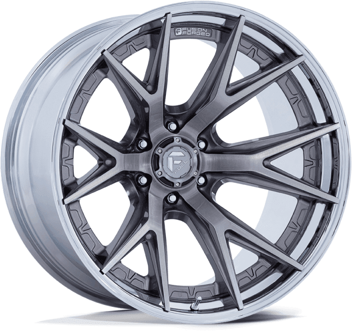 Fuel Off-Road Jantă de Aluminiu, FUEL FC402 CATALYST, 20x10.0, ET -18, 6x135, 87.1, Crom