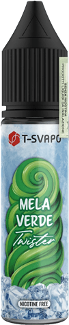 T-Svapo Twister Mela Verde T-Star Aroma Mini Shot 10ml Mela Menta Ghiaccio