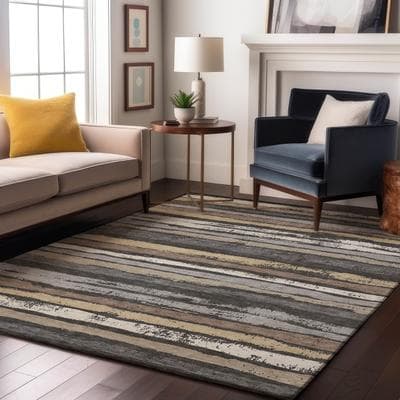 Addison Rugs Premium Washable Super Soft Stripe Mayfield Rug