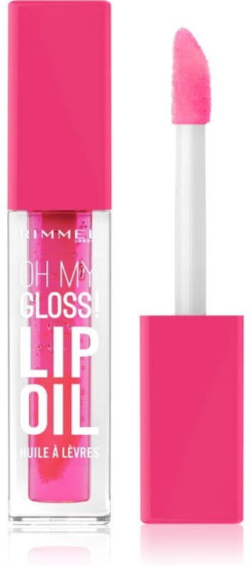 Rimmel Oh My Gloss! Lip Oil Έλαιο για τα χείλη με ενυδατικό αποτέλεσμα απόχρωση 003 Berry Pink 4,5 ml