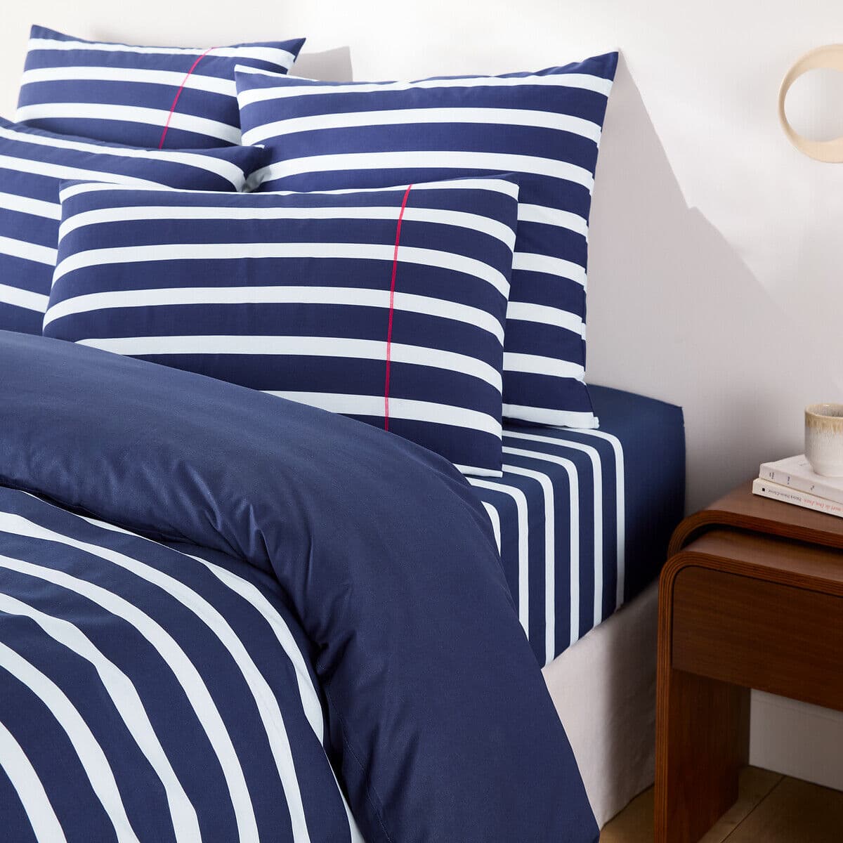 LA REDOUTE INTERIEURS Housse de couette pur coton, Malo