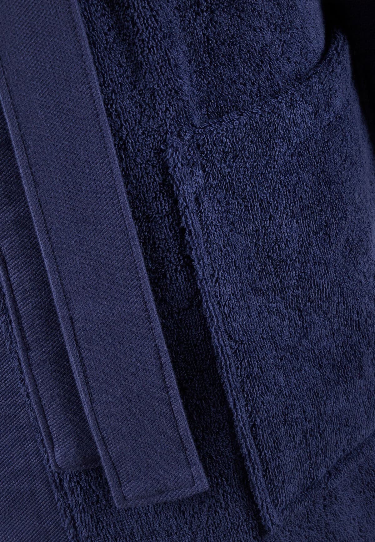 Bademantel LACOSTE "LDEFILE" Gr. M, blau (navy silber), M, Baumwolle, Hausmäntel, Bademantel, Mit Logo-Stickerei auf der Rückseite, aus 100% Baumwolle