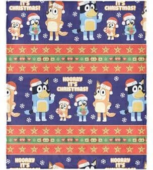 Bluey Christmas Silk Touch Throw Blanket