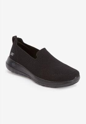 Women's The Go Walk Joy Slip On Sneaker by Skechers in Black Medium (Size 11 M)