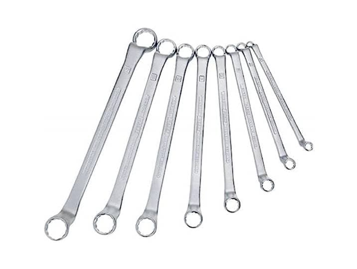Hazet 630/12 dubbele ringsleutel set - zilver (12-delig)