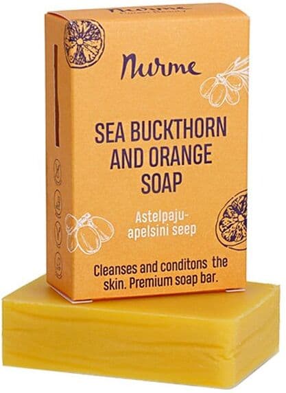NURME Sea Buckthorn And Orange Soap 100g