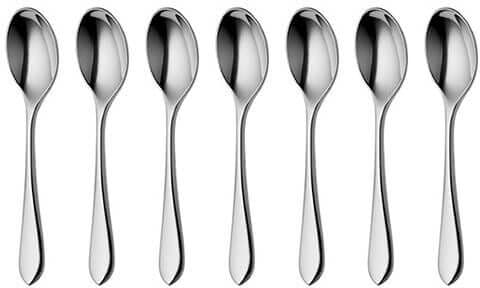 Robert Welch Norton Bright Set of 8 Coffee Spoons