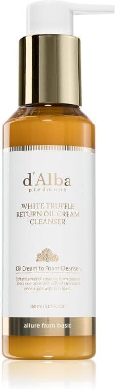 d'Alba White Truffle Return Oil Cream Cleanser nawilżający olejek czyszczący dla efektu rozjaśnienia i wygładzenia skóry 150 ml