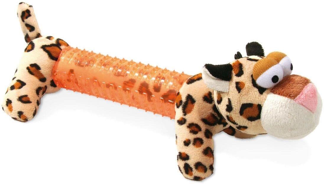 Tier-Intelligenzspielzeug SWISSPET "Dental-Leo", orange, L:33,5cm Ø:12cm, Tierspielzeuge, Tier-Intelligenzspielzeug orange Einheitsgröße