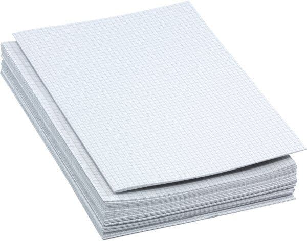 Bantex Eksamenspapir   Dobbelt   Kvadr.   250 Ark