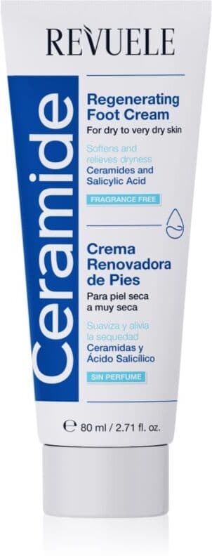 Revuele Ceramide Regenerating Foot Cream krem regenerujący do stóp o działaniu nawilżającym 80 ml