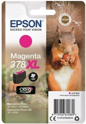 Epson squirrel 378 magenta xl single