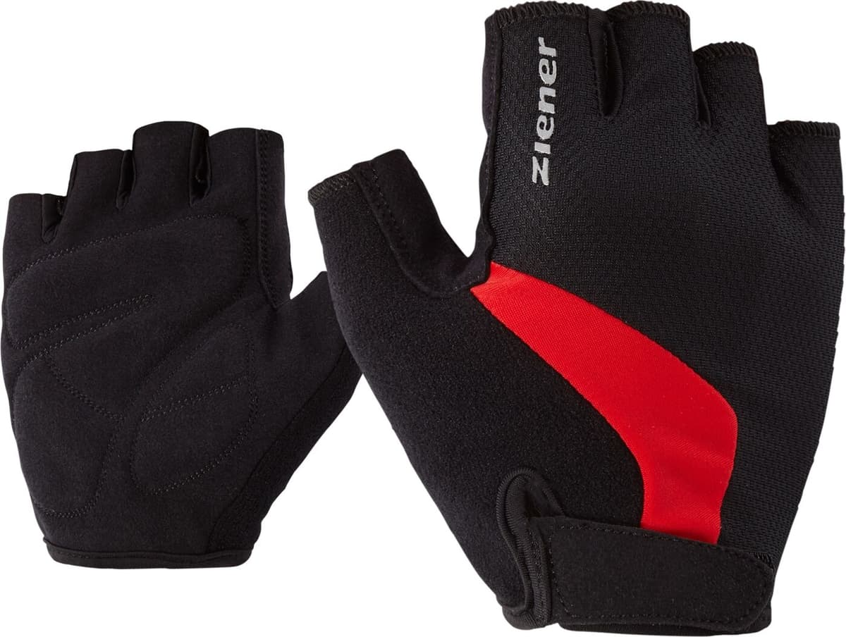 Fahrradhandschuhe ZIENER "CRIDO-Z", Herren, Gr. 10, rot, Materialmix, Handschuhe Fahrradhandschuhe rot 10