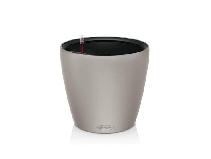 Pflanzkübel Lechuza Pflanzentopf CLASSICO Color LS , braun (sandbraun), H:39cm Ø:43cm, Kunststoff, Pflanzgefässe, Pflanzkübel