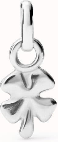 UNOde50 Charm  bañado en plata de ley con forma de trebol Plateado U