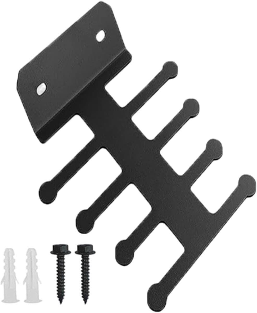 Zwarte Band Hanger Fitness Organizer van Metaal - 23 x 23 cm