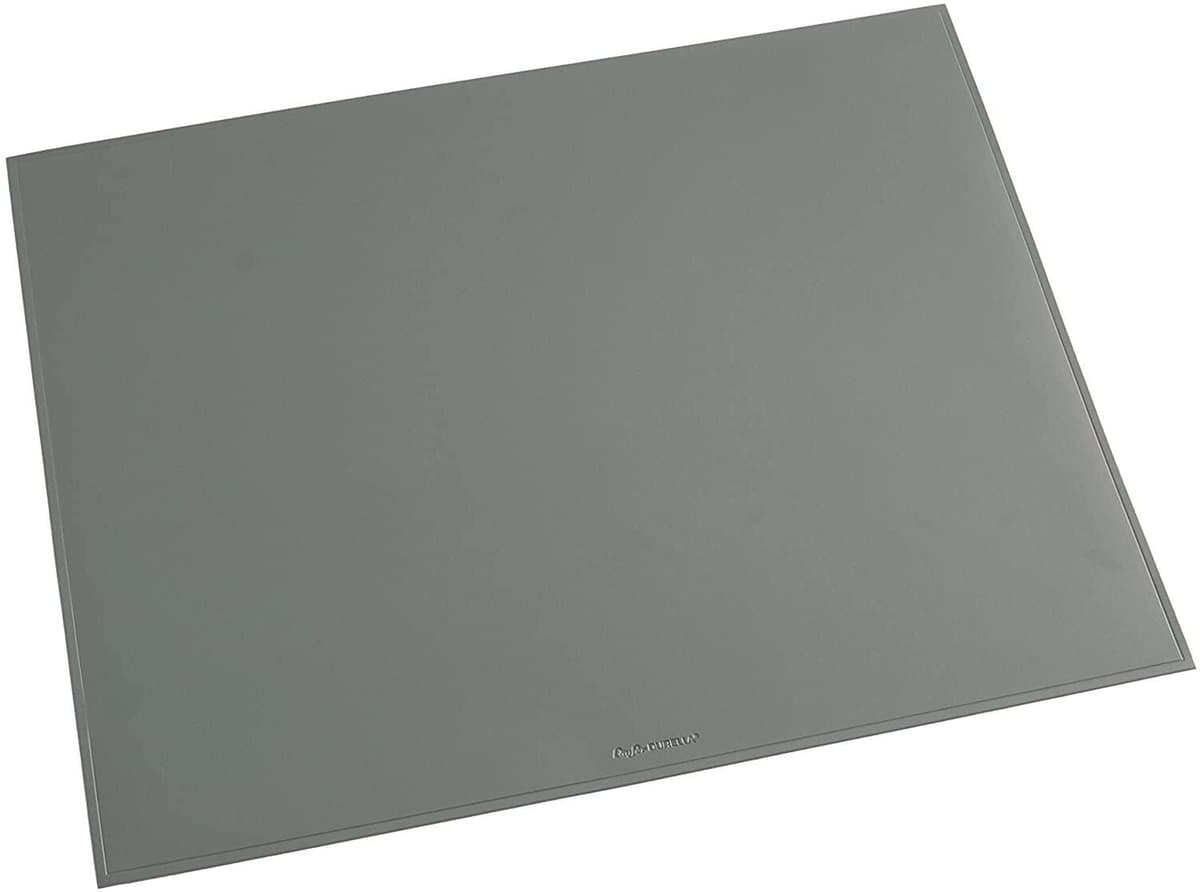 Schreibtischunterlage "Läufer, Durella", grau (anthrazit), B:52cm T:65cm, Kunststoff, Schreibunterlagen, Schreibtischunterlage anthrazit Einheitsgröße