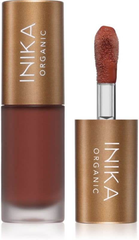 INIKA Organic Lip Oil Collagen + Squalane λάδι με χρώμα για τα χείλη με κολαγόνο απόχρωση Cinnamon 5 ml