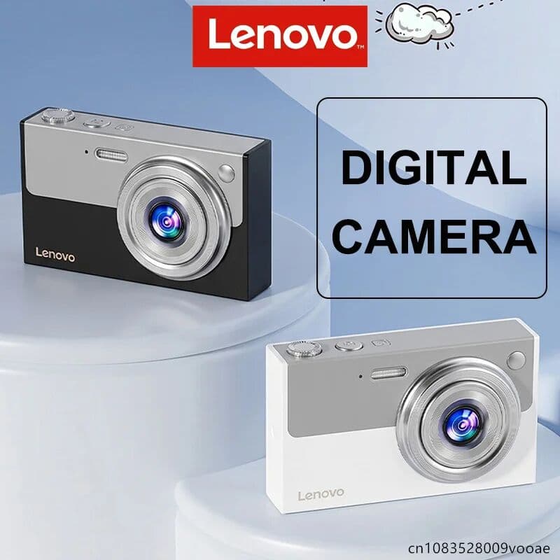 Lenovo Digital Camera 64MP Autofocus CCD Camera Portable HD Digital Camera 16X Digital Zoom Image Stabilization Camcorder XJ22