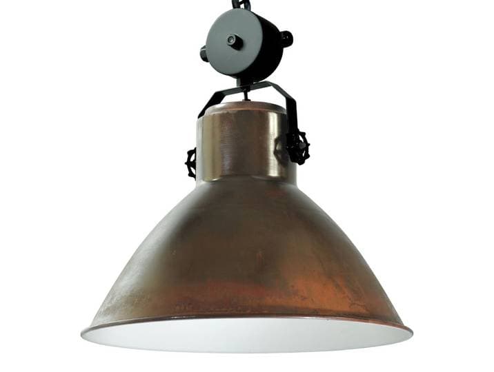 Landelijke industrie hanglamp Industria 44 Block koperbruin met zwart Masterlight - 2011-25-06-EV-K