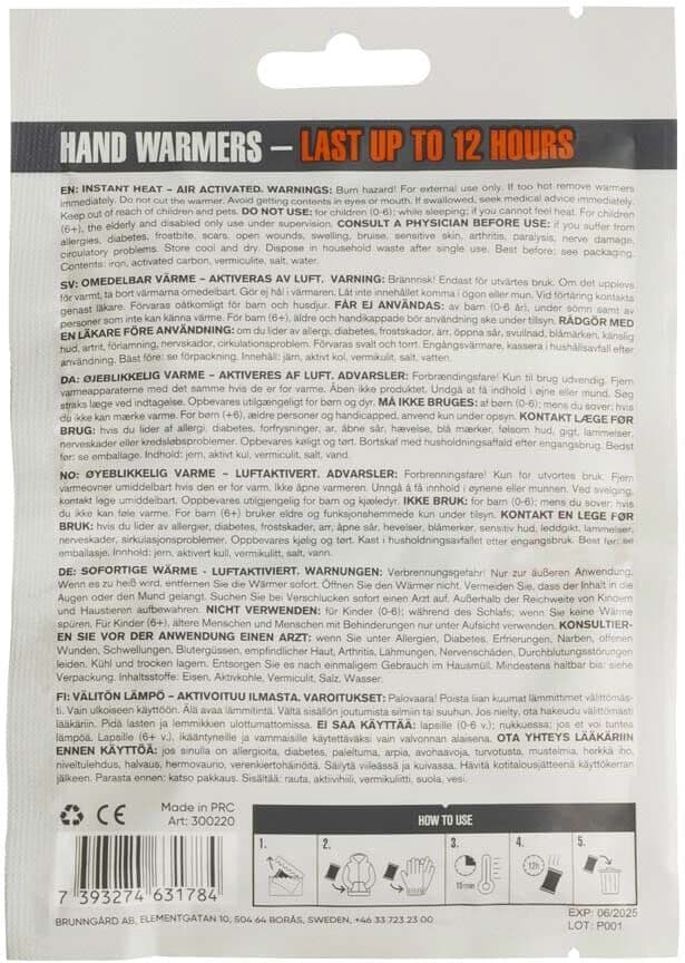 Springyard Hand Warmers käsinlämmitin 3-pack
