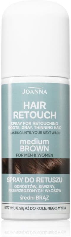 Joanna Hair Retouch Spray spray pour masquer les cheveux gris Medium Brown 75 ml