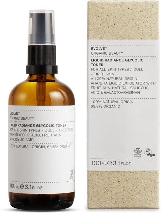 Evolve Beauty Liquid Radiance Glycolic Toner 100ml