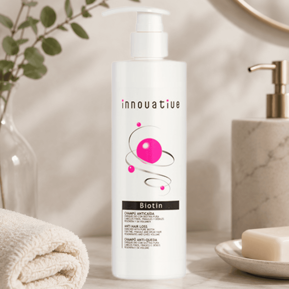Rueber Innovative Champú con biotina contra la caída del cabello 330mL