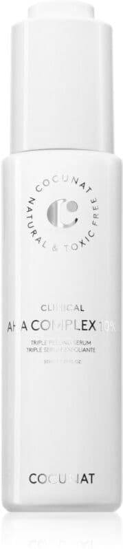 Cocunat Clinical AHA Complex 10% delikatne serum peelingujące na noc przeciw starzeniu się 30 ml