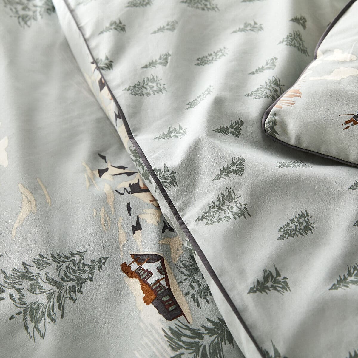 LA REDOUTE INTERIEURS Housse de couette percale de coton, Orvaz
