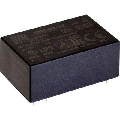 MEAN WELL IRM-03-24 AC/DC-Printnetzteil 24 V/DC 125mA 3W