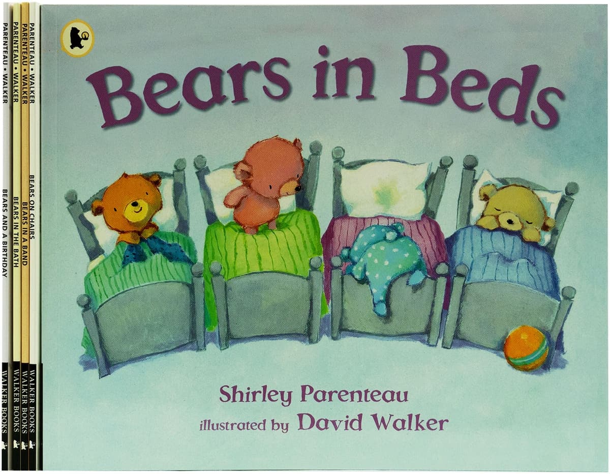 Bears by Shirley Parenteau Collection 5 Books Set - Ages 2+ - Paperback Walker Books Ltd