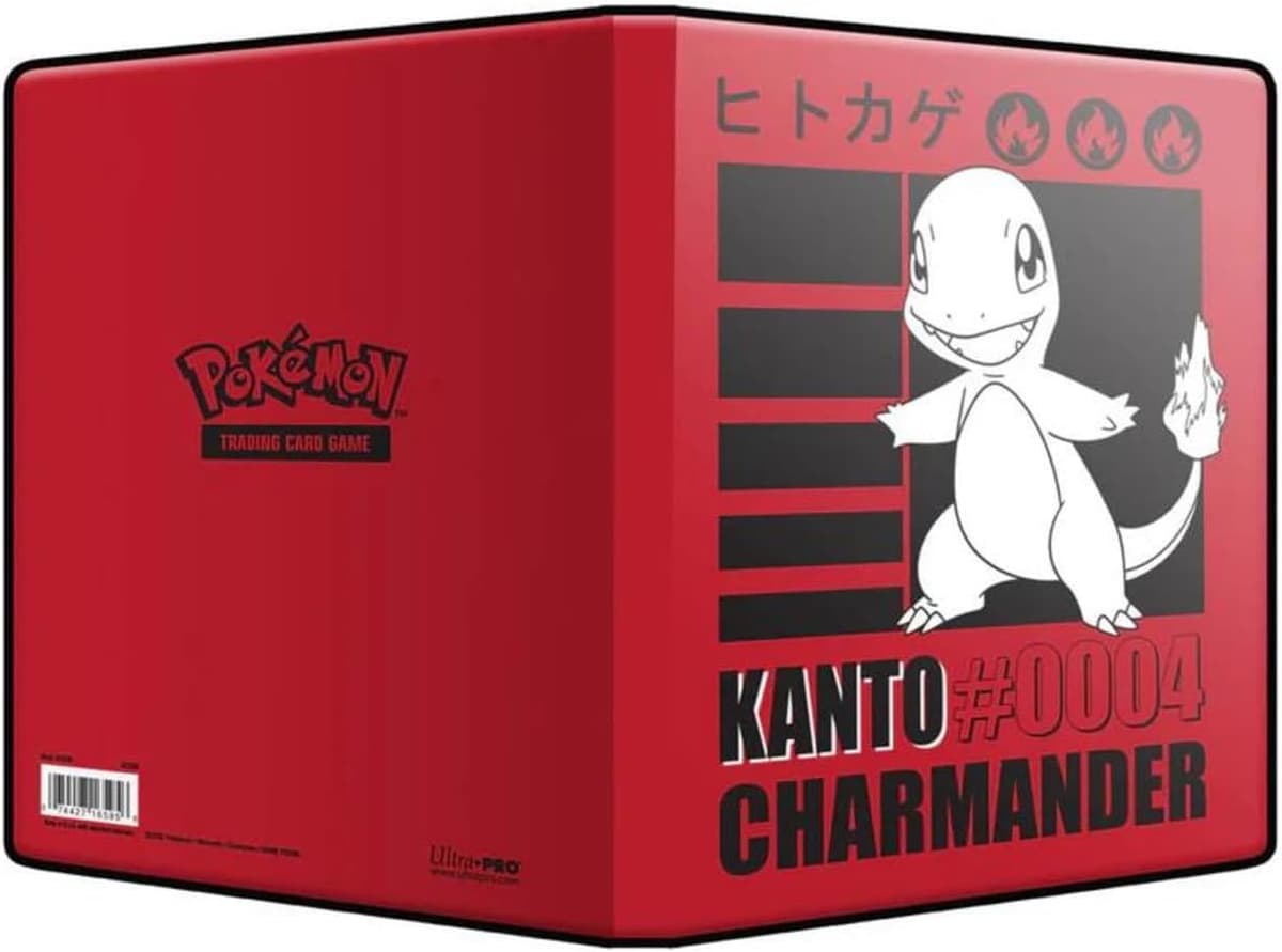 Korttikansio Pokemon Kanto #0004 Charmander 4-Taskuinen Ultra Pro
