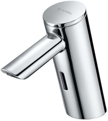 Schell PURIS E2 Infrarot-Waschtisch-Armatur 002890699 verchromt, HD-K, Batteriebetrieb 6 V, verlängerter Auslauf 134mm