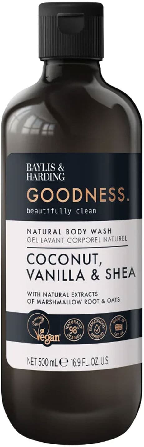 BAYLIS & HARDING Goodness Coconut, Vanilla & Shea Body Wash 500ml