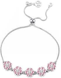 Nora Norway Mira Bracelet Silver Pink