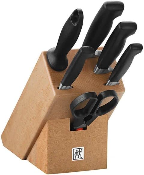 Zwilling J A Henckels Four Star 7 Piece Knife Block Set
