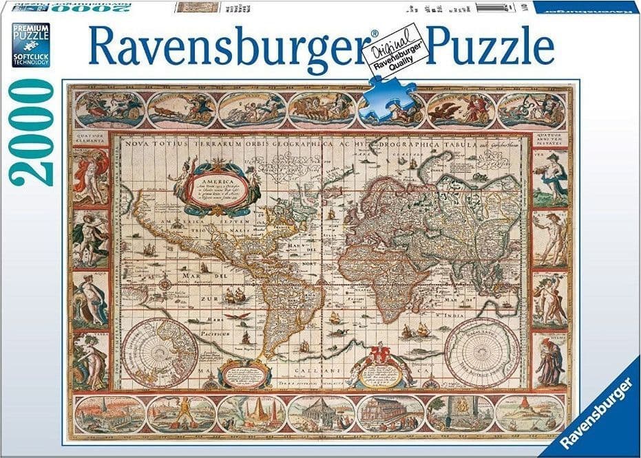 Ravensburger Puzzle: World Map from 1650 (2000pcs) (16633)