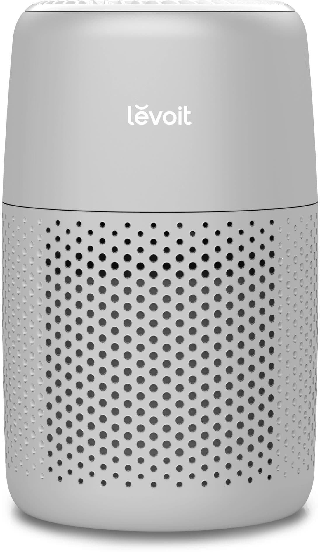 LEVOIT Luftreiniger "Core Mini Pro Air Purifier", grau, B:16cm H:26cm T:16cm, Luftreiniger, HEPA-Filtersystem, platzsparend, schlaffreundlich, Aromatherapie, Luftreiniger grau Einheitsgröße