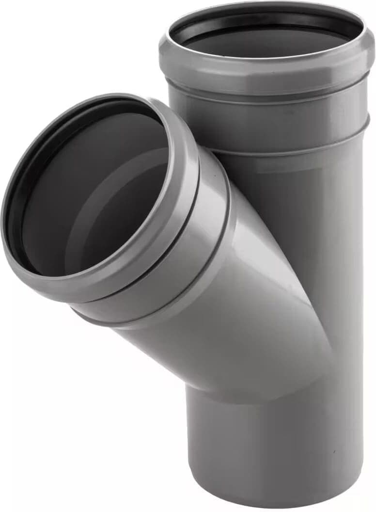 Wavin Braga Ridotta 45° ad Innesto PP ED TECH Disponibile in Vari Diametri