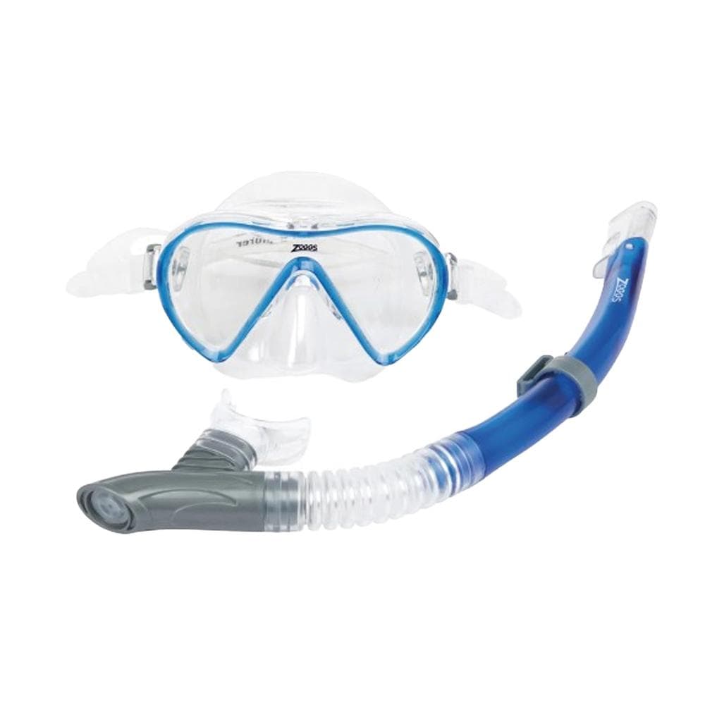 Zoggs Unisex Reef Explorer snorkelset voor volwassenen (Blauw)
