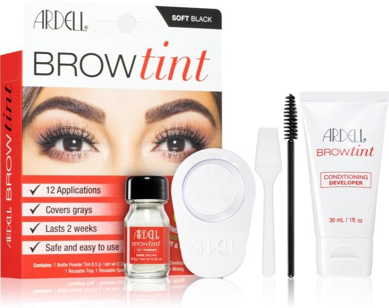 Ardell Brow Tint βαφή για τα φρύδια απόχρωση Soft Black