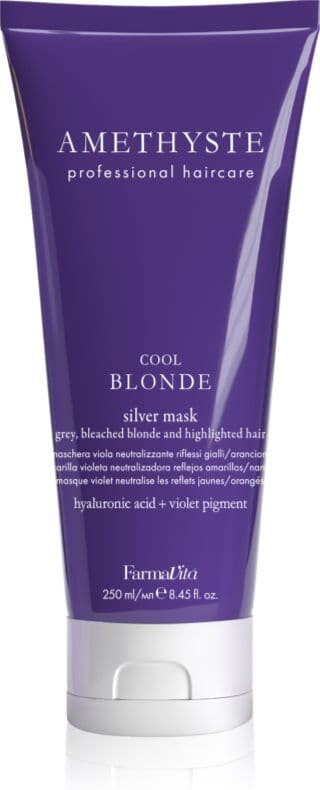 FarmaVita Amethyste Cool Blonde masque hydratant pour nuances de blond froides 250 ml