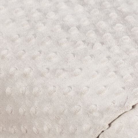 Noppen-Fleece "Minky", taupe