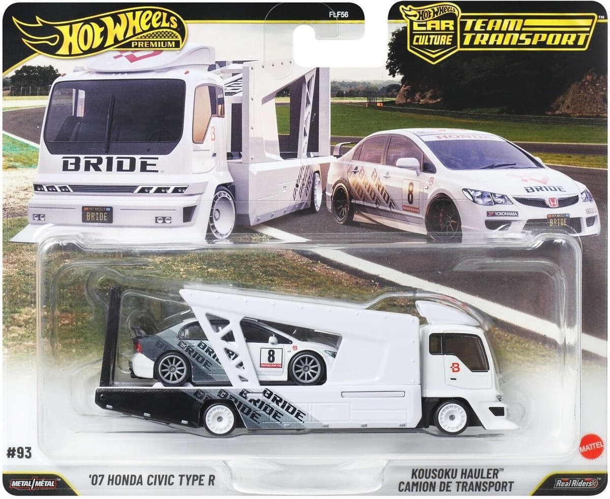 Mattel Hot Wheels Premium: Car Culture Team Transport - HW Honda Civic Type-R