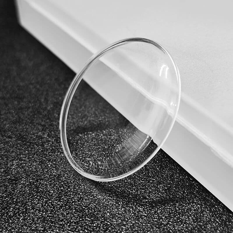 NONE Mineral Cover Shaped Watch Crystal High Domed Round Glass 26mm-35.5mm Diameter for Watch Glass Replacement