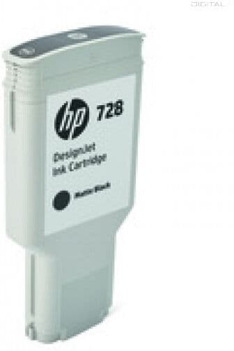 HP F9J68A Patron Matt Bk 300ml No.728 (Eredeti)