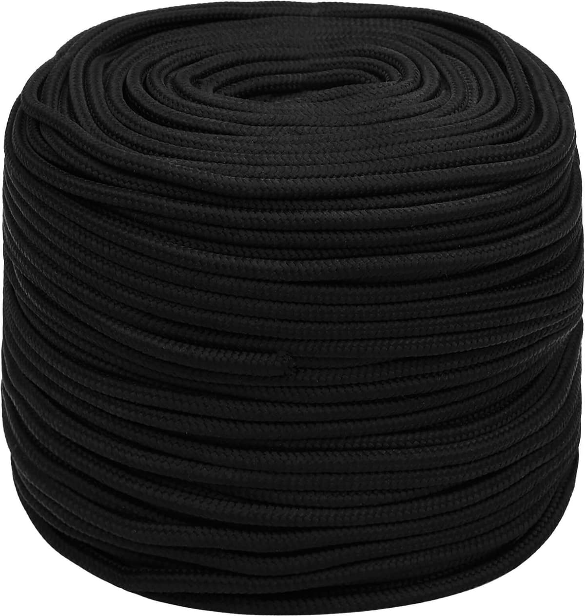 vidaXL Corde utilitaire polyvalente 8 mm 250 m Noir Polyester